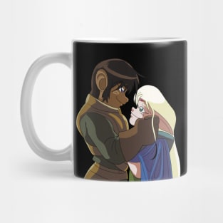 Parn and deedlit embraced Mug